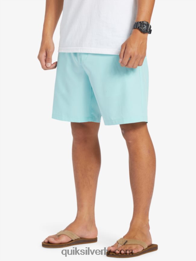 vīriešiem Quiksilver okeāna elastīgie 18 abinieku šorti eņģelis zils 88064R346
