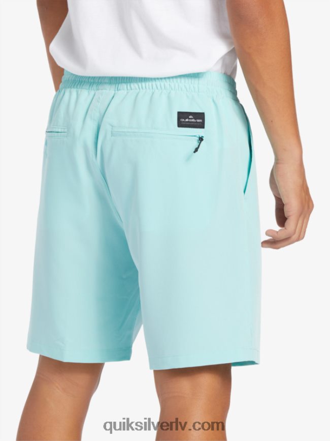 vīriešiem Quiksilver okeāna elastīgie 18 abinieku šorti eņģelis zils 88064R346