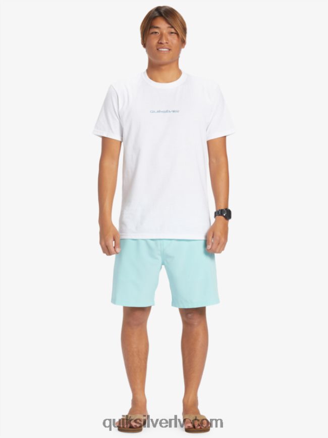 vīriešiem Quiksilver okeāna elastīgie 18 abinieku šorti eņģelis zils 88064R346