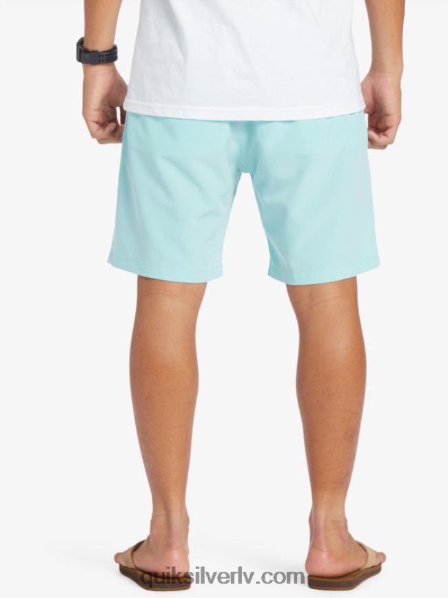 vīriešiem Quiksilver okeāna elastīgie 18 abinieku šorti eņģelis zils 88064R346