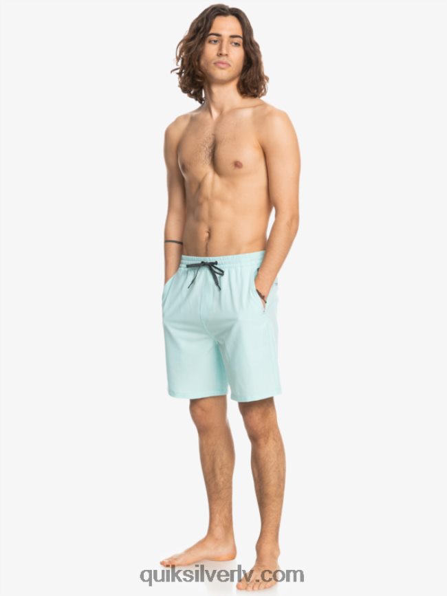 vīriešiem Quiksilver okeāna elastīgie 18 abinieku šorti ledus ūdens 88064R351