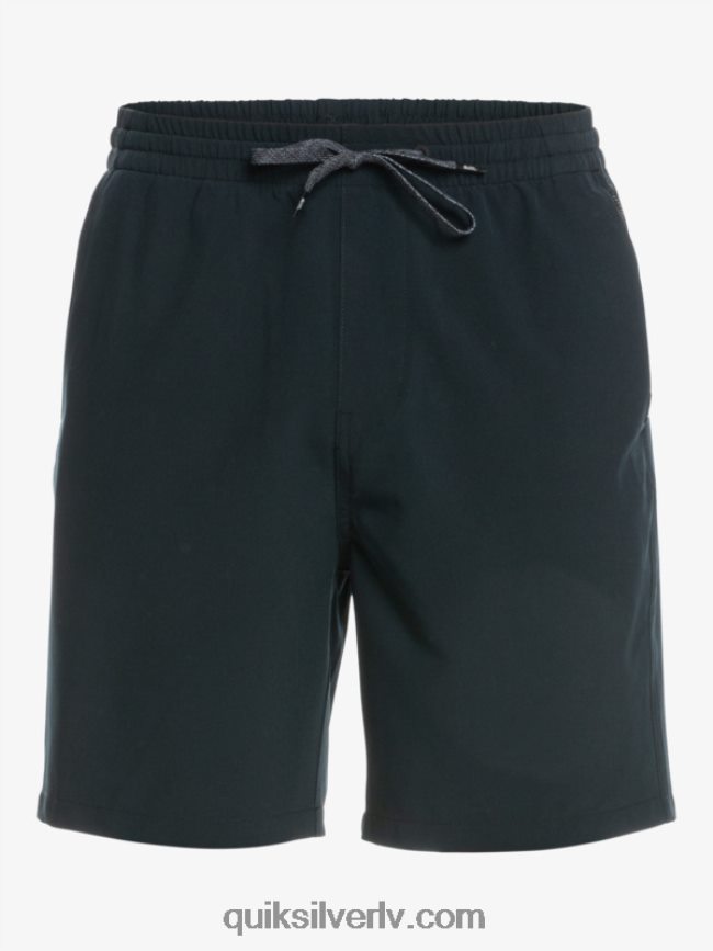 vīriešiem Quiksilver okeāna elastīgie 18 abinieku šorti melns 88064R342