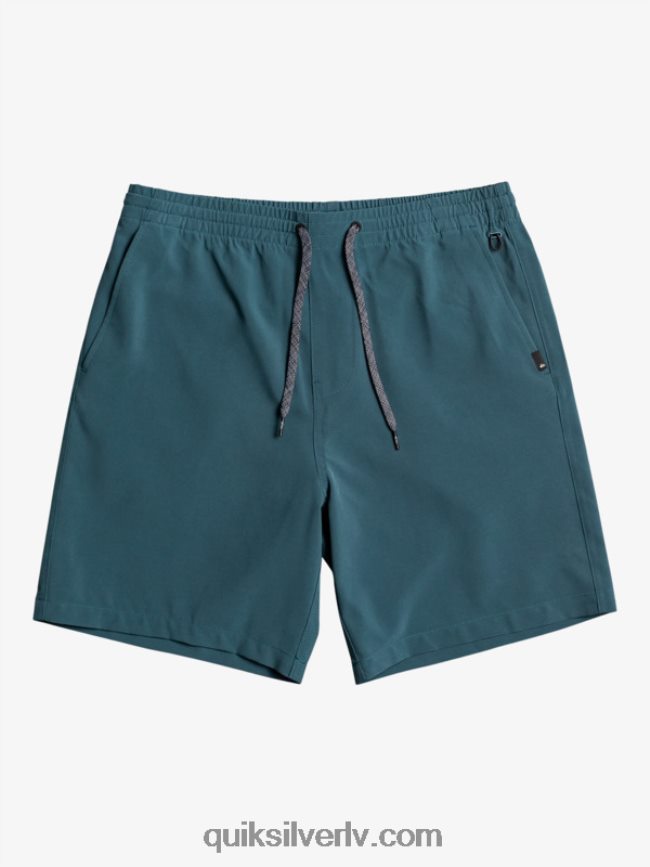 vīriešiem Quiksilver okeāna elastīgie 18 abinieku šorti pusnakts flote 88064R345