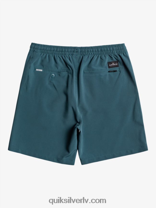 vīriešiem Quiksilver okeāna elastīgie 18 abinieku šorti pusnakts flote 88064R345