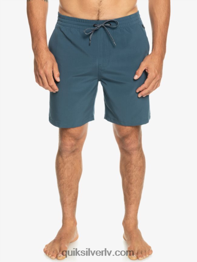 vīriešiem Quiksilver okeāna elastīgie 18 abinieku šorti pusnakts flote 88064R345