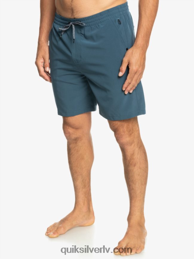 vīriešiem Quiksilver okeāna elastīgie 18 abinieku šorti pusnakts flote 88064R345