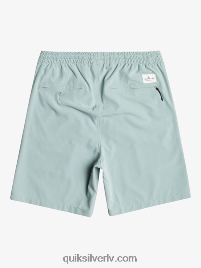 vīriešiem Quiksilver okeāna elastīgie 18 abinieku šorti zaļā vide 88064R352