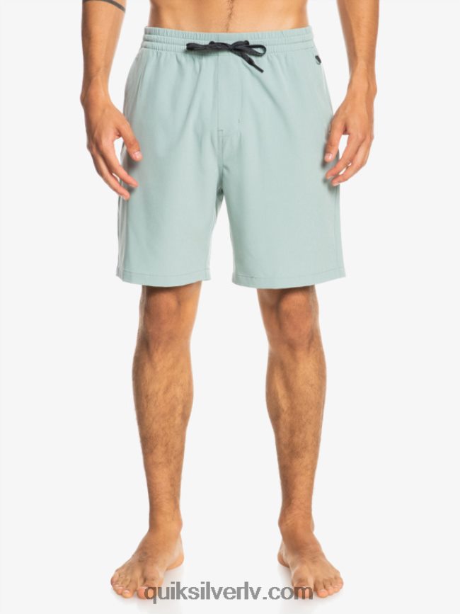 vīriešiem Quiksilver okeāna elastīgie 18 abinieku šorti zaļā vide 88064R352