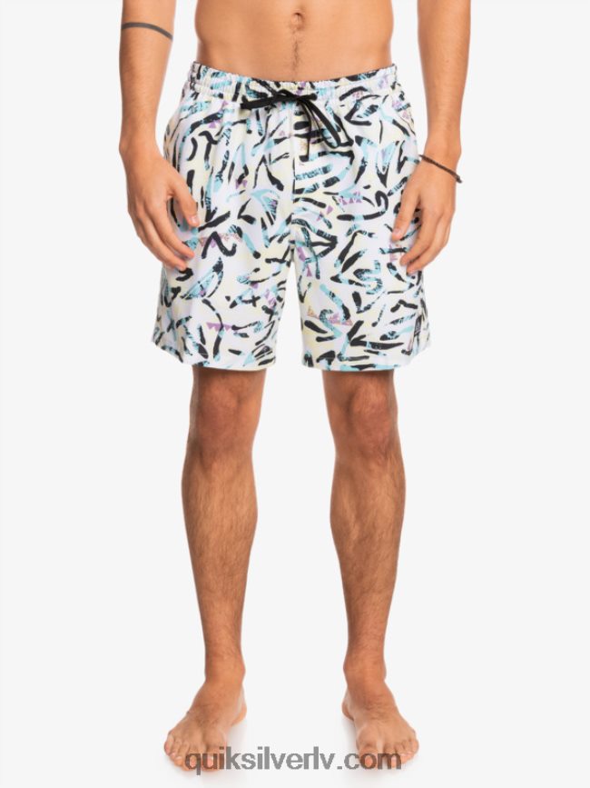 vīriešiem Quiksilver okeāns sajauc 17 zalves balts 88064R1708