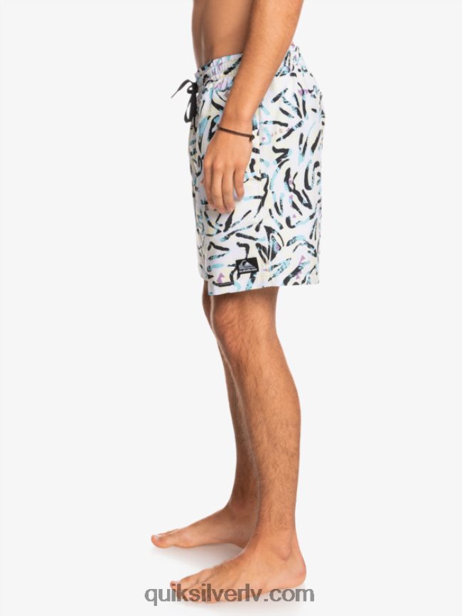vīriešiem Quiksilver okeāns sajauc 17 zalves balts 88064R1708