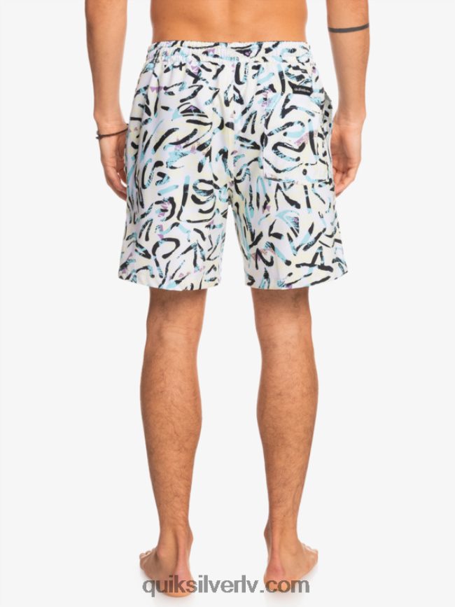 vīriešiem Quiksilver okeāns sajauc 17 zalves balts 88064R1708