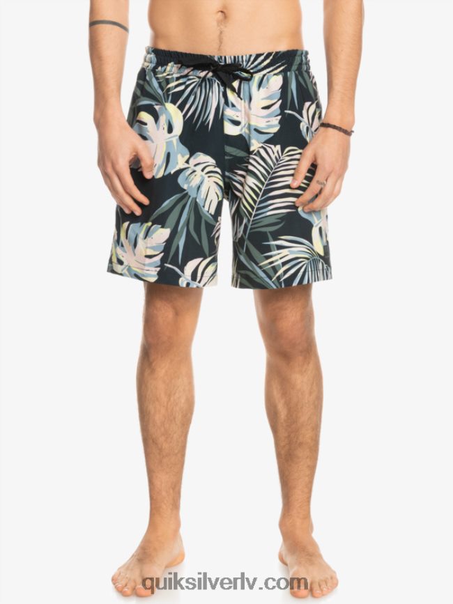 vīriešiem Quiksilver okeāns sajauc 17 zalves melns 88064R1705