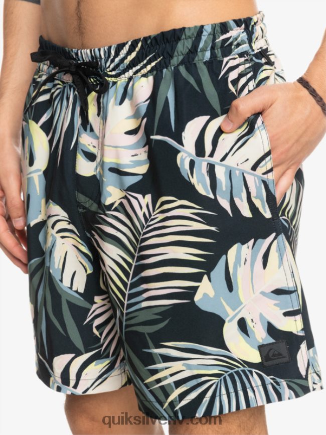 vīriešiem Quiksilver okeāns sajauc 17 zalves melns 88064R1705