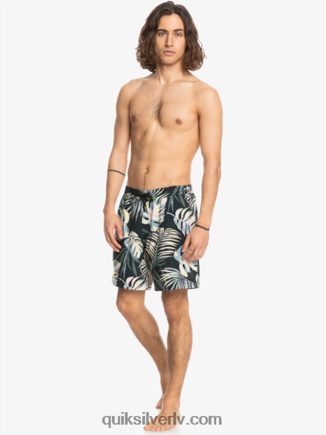 vīriešiem Quiksilver okeāns sajauc 17 zalves melns 88064R1705