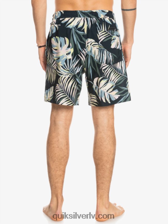 vīriešiem Quiksilver okeāns sajauc 17 zalves melns 88064R1705
