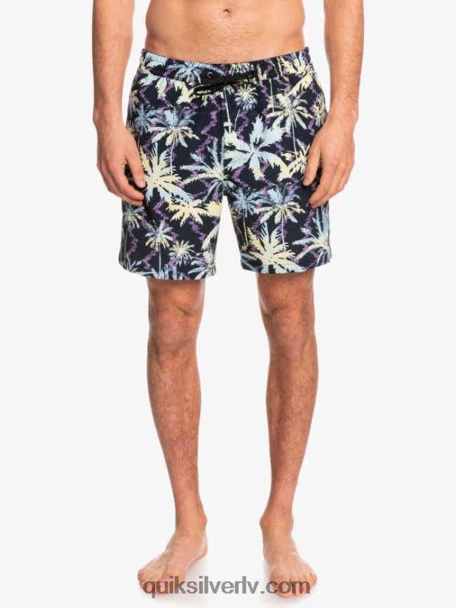 vīriešiem Quiksilver okeāns sajauc 17 zalves melns 88064R1709