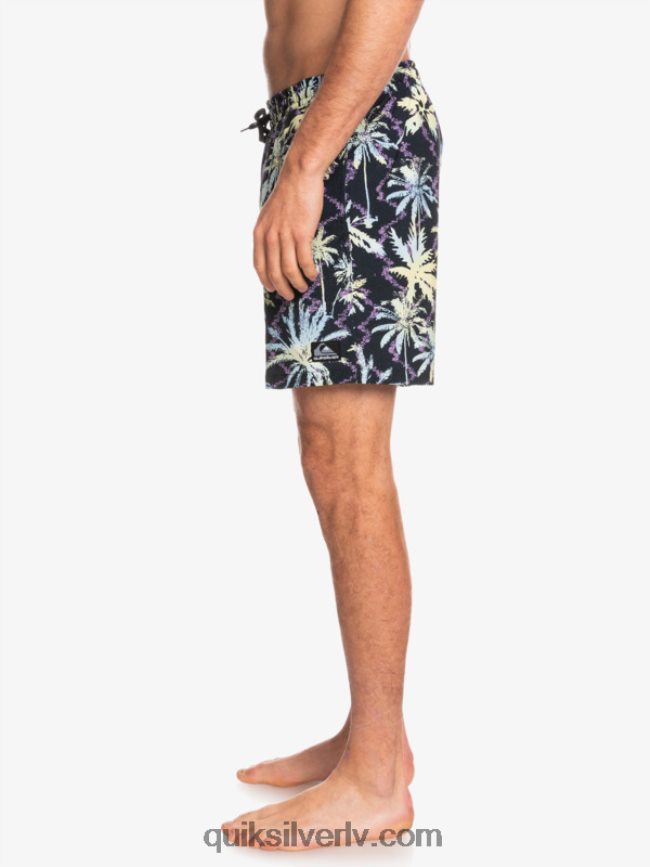 vīriešiem Quiksilver okeāns sajauc 17 zalves melns 88064R1709