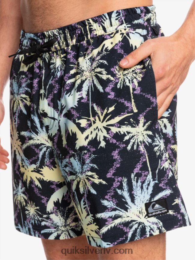 vīriešiem Quiksilver okeāns sajauc 17 zalves melns 88064R1709