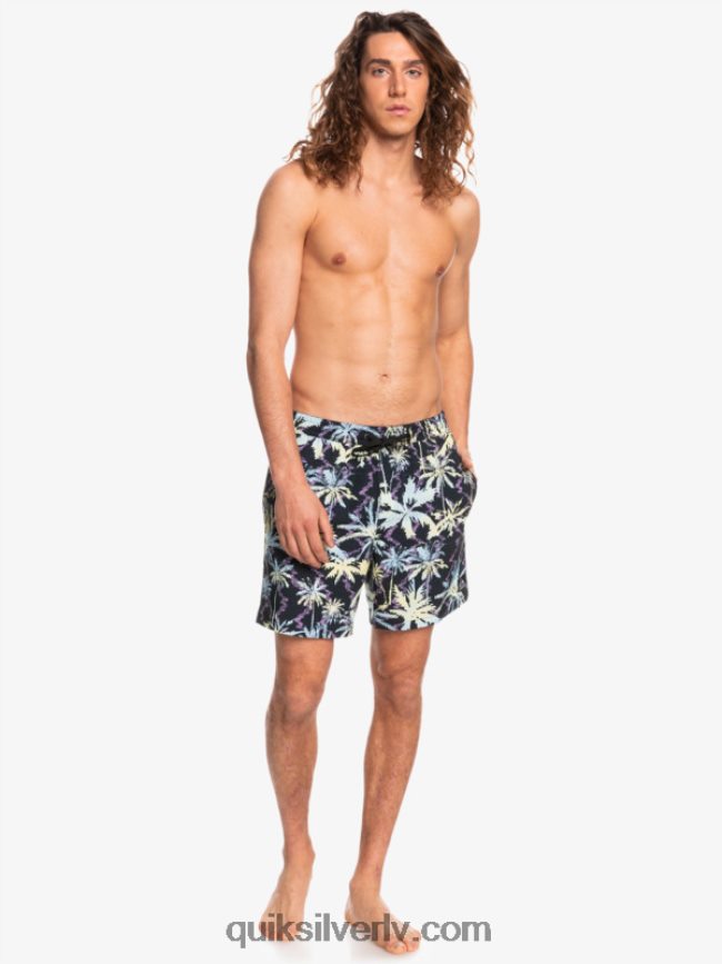 vīriešiem Quiksilver okeāns sajauc 17 zalves melns 88064R1709