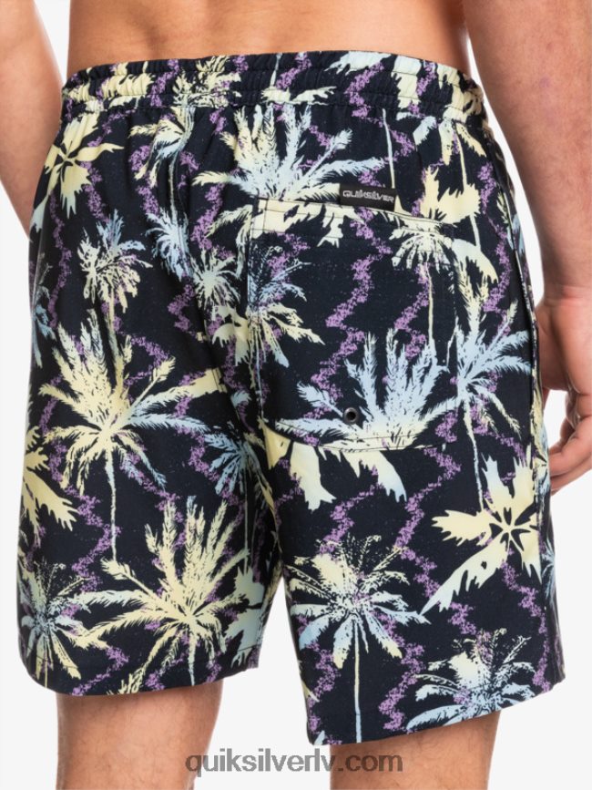 vīriešiem Quiksilver okeāns sajauc 17 zalves melns 88064R1709