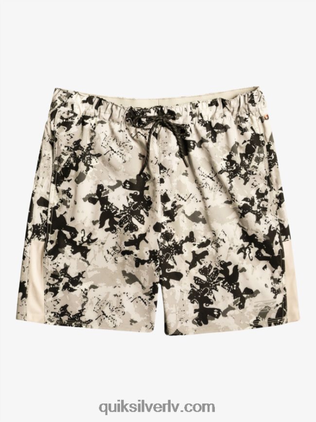 vīriešiem Quiksilver omni 17 treniņšorti pelēka violeta 88064R793