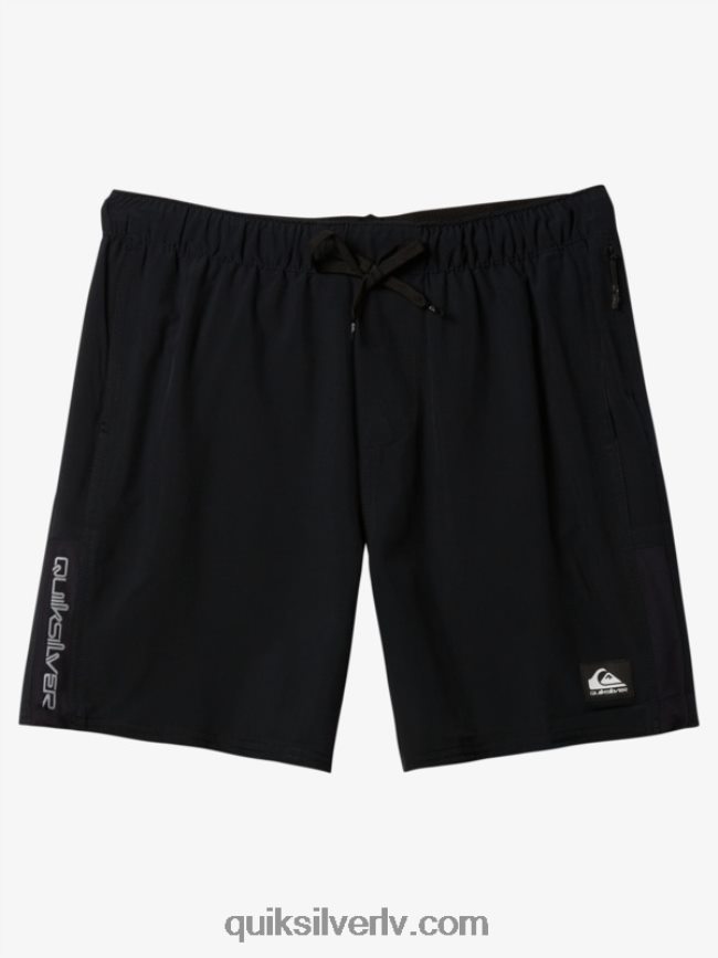 vīriešiem Quiksilver omni stretch 17 treniņšorti melns 88064R827