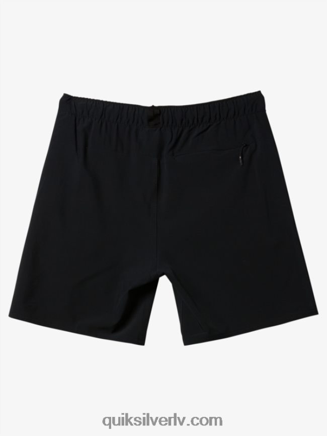 vīriešiem Quiksilver omni stretch 17 treniņšorti melns 88064R827