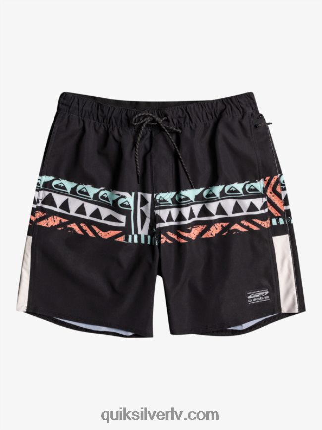 vīriešiem Quiksilver omni stretch 17 treniņšorti melns 88064R829