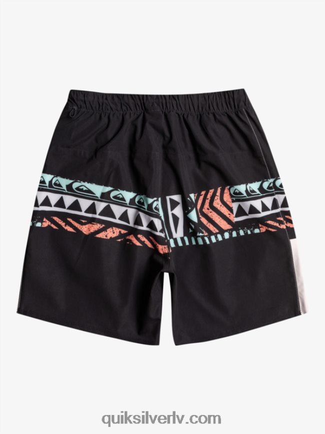 vīriešiem Quiksilver omni stretch 17 treniņšorti melns 88064R829