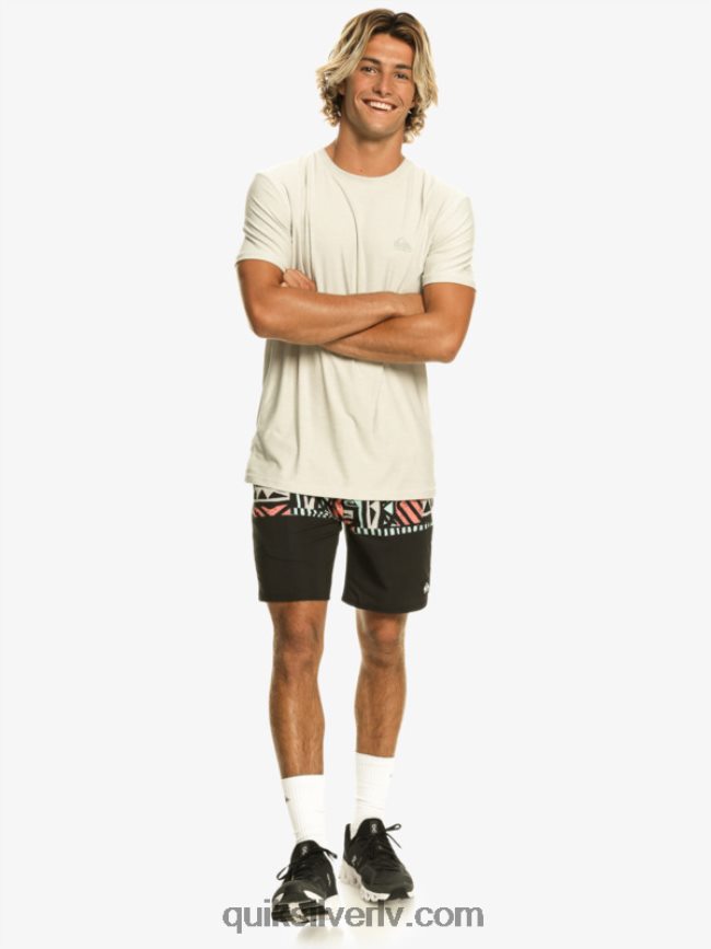 vīriešiem Quiksilver omni stretch 17 treniņšorti melns 88064R829
