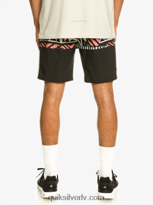 vīriešiem Quiksilver omni stretch 17 treniņšorti melns 88064R829