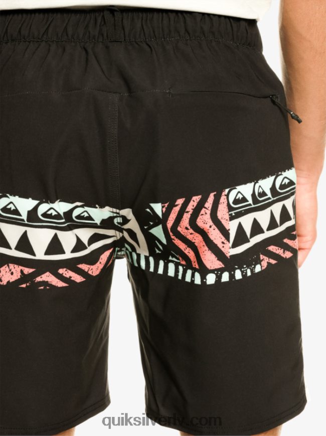 vīriešiem Quiksilver omni stretch 17 treniņšorti melns 88064R829