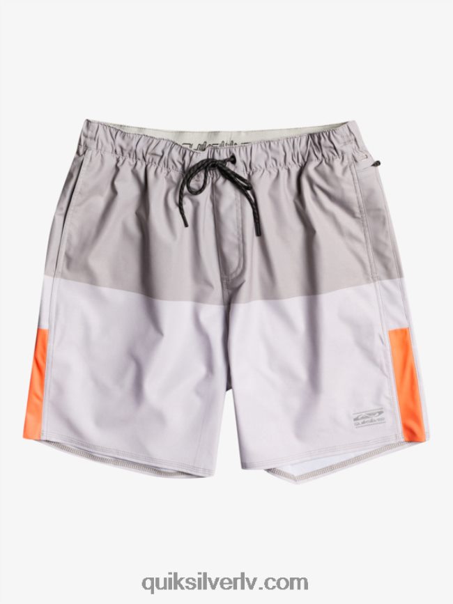 vīriešiem Quiksilver omni stretch 17 treniņšorti pelēka violeta 88064R828