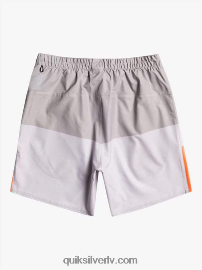 vīriešiem Quiksilver omni stretch 17 treniņšorti pelēka violeta 88064R828