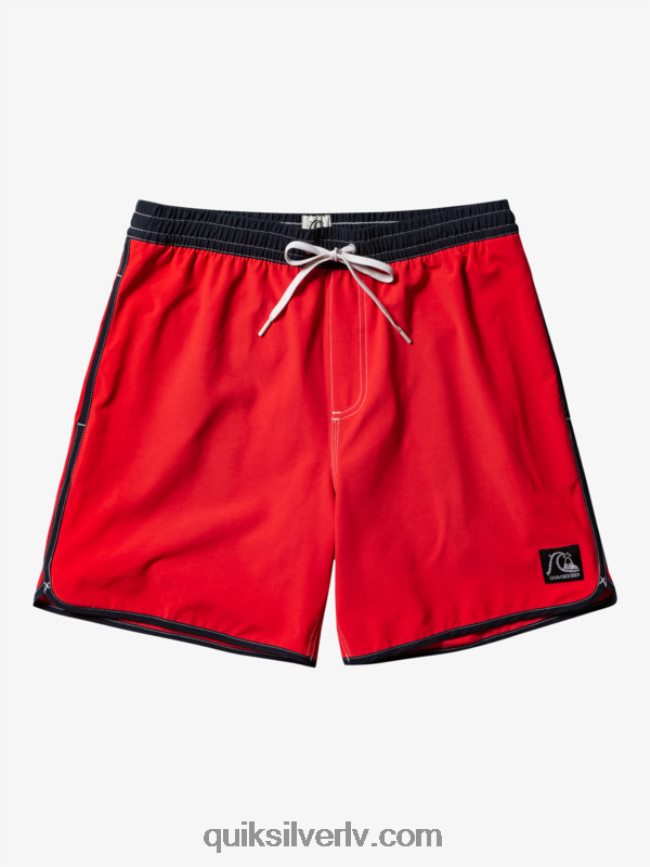 vīriešiem Quiksilver oriģinālā ķemmīšgliemene 17 zalves augsta riska sarkans 88064R198