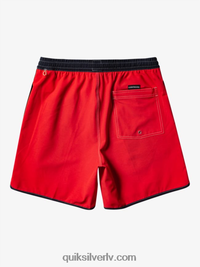 vīriešiem Quiksilver oriģinālā ķemmīšgliemene 17 zalves augsta riska sarkans 88064R198