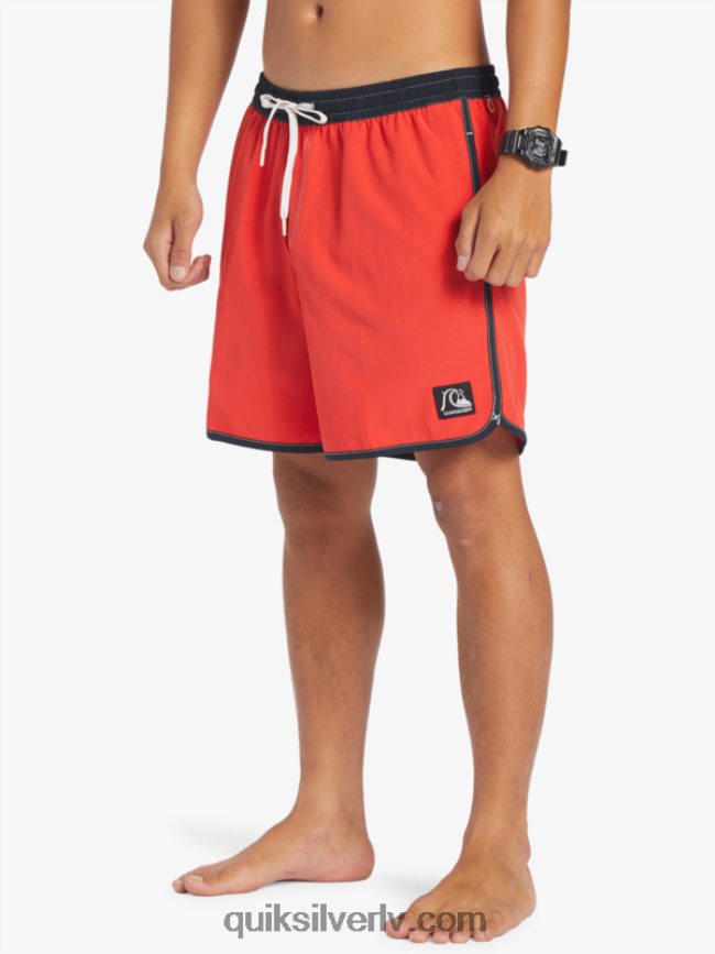 vīriešiem Quiksilver oriģinālā ķemmīšgliemene 17 zalves augsta riska sarkans 88064R198