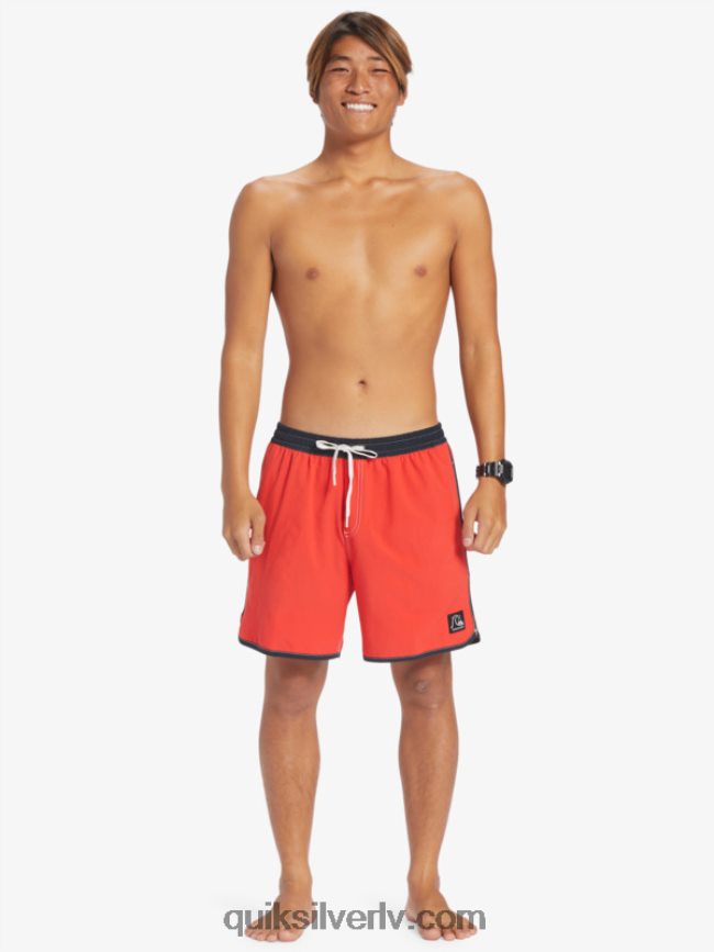 vīriešiem Quiksilver oriģinālā ķemmīšgliemene 17 zalves augsta riska sarkans 88064R198