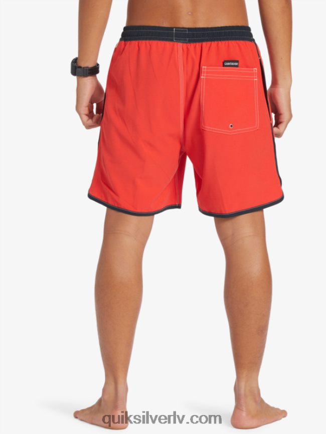 vīriešiem Quiksilver oriģinālā ķemmīšgliemene 17 zalves augsta riska sarkans 88064R198