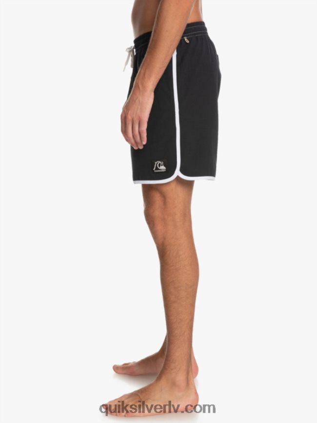 vīriešiem Quiksilver oriģinālā ķemmīšgliemene 17 zalves melns 88064R200