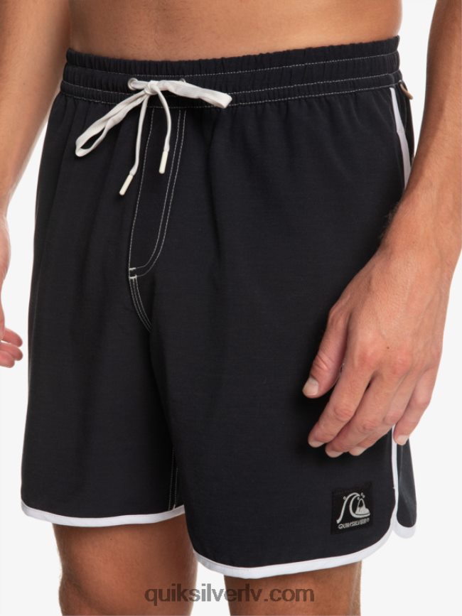 vīriešiem Quiksilver oriģinālā ķemmīšgliemene 17 zalves melns 88064R200