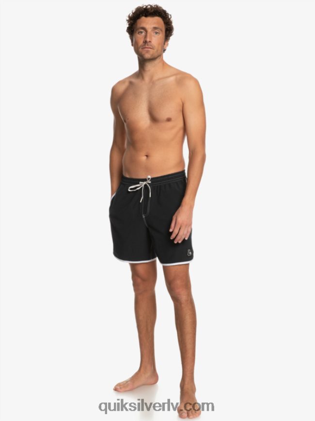 vīriešiem Quiksilver oriģinālā ķemmīšgliemene 17 zalves melns 88064R200