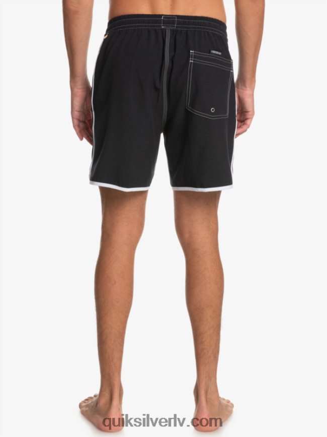 vīriešiem Quiksilver oriģinālā ķemmīšgliemene 17 zalves melns 88064R200