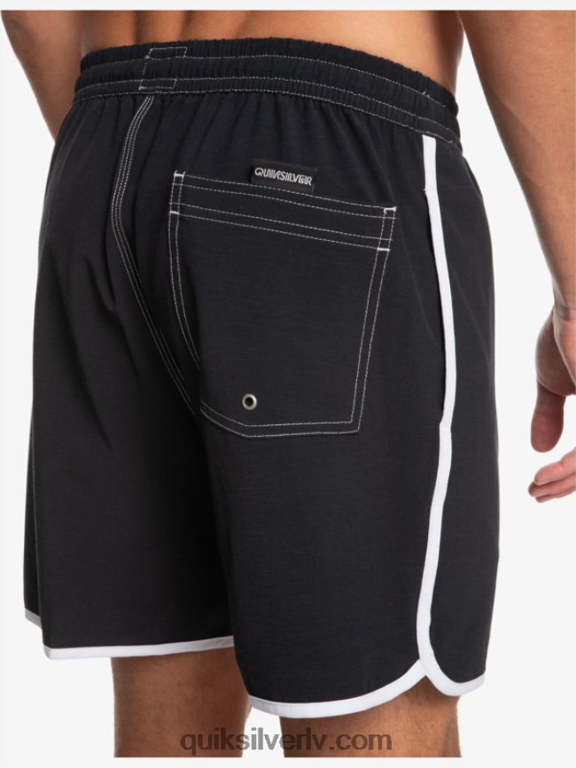 vīriešiem Quiksilver oriģinālā ķemmīšgliemene 17 zalves melns 88064R200