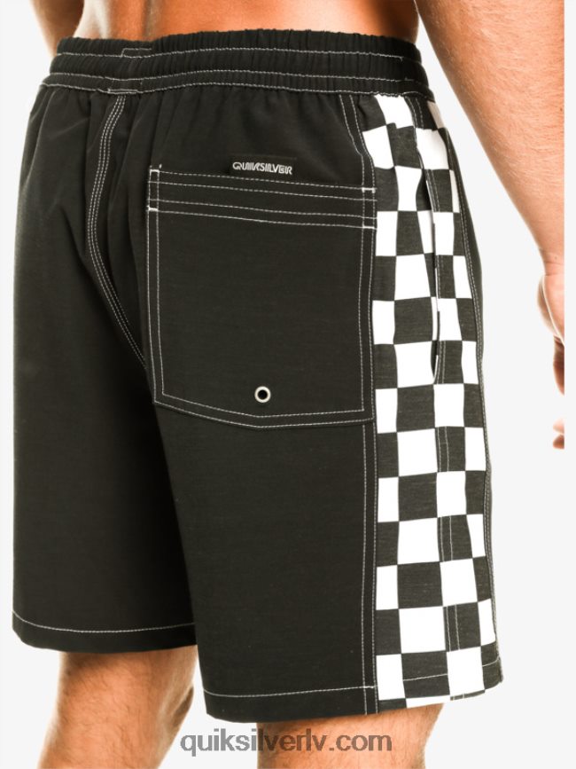 vīriešiem Quiksilver oriģinālās arkas 17 zalves melns 88064R531