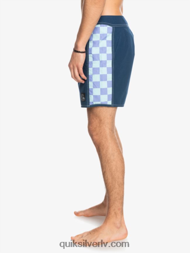vīriešiem Quiksilver oriģinālie arch 16 dēļu šorti zīmotnes zilā krāsā 88064R1783