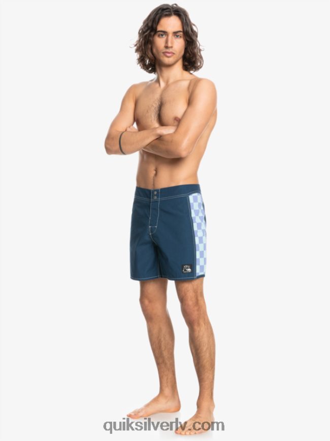 vīriešiem Quiksilver oriģinālie arch 16 dēļu šorti zīmotnes zilā krāsā 88064R1783