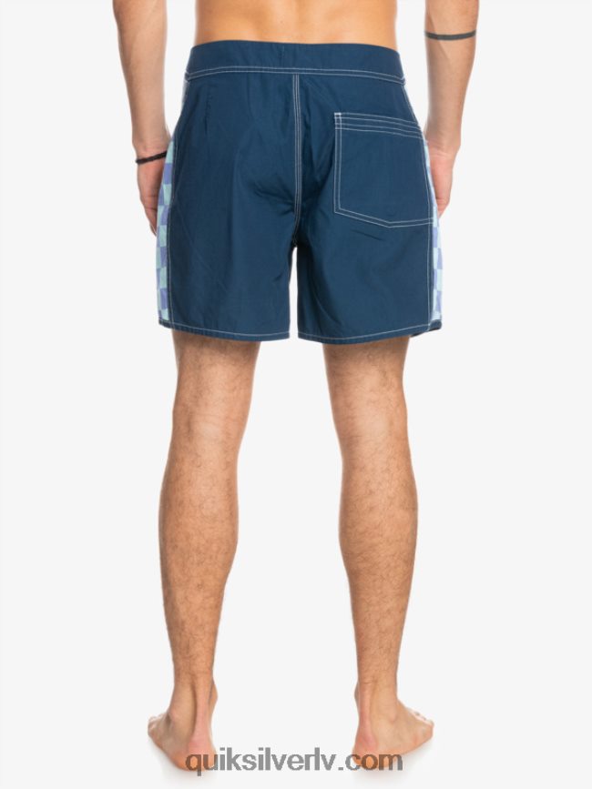 vīriešiem Quiksilver oriģinālie arch 16 dēļu šorti zīmotnes zilā krāsā 88064R1783