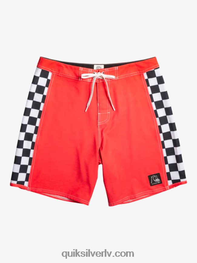 vīriešiem Quiksilver oriģinālie arch 18 dēļu šorti augsta riska sarkans 88064R176