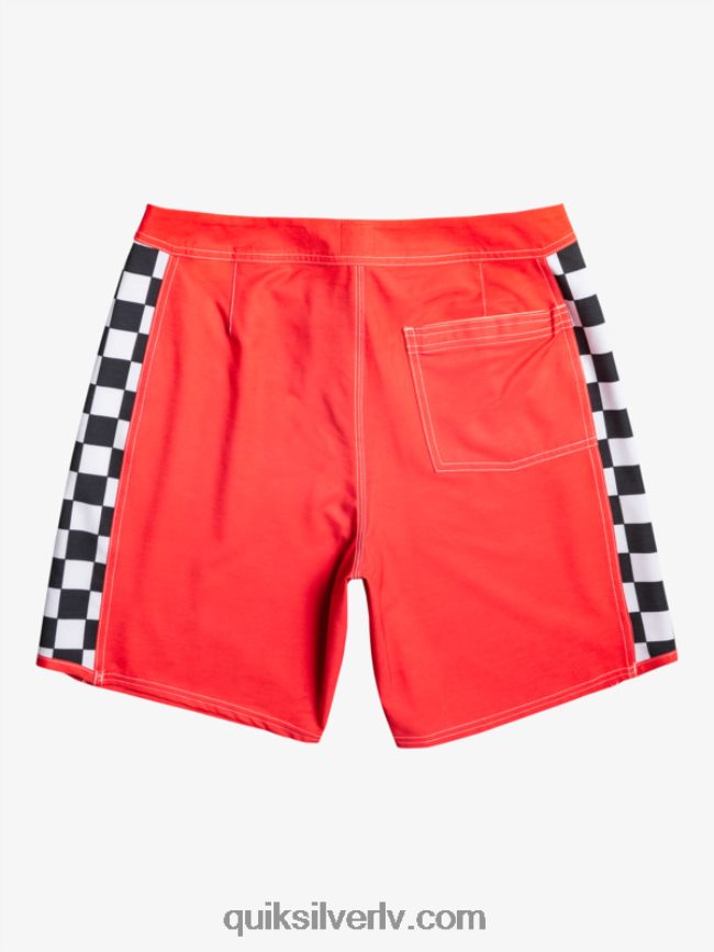 vīriešiem Quiksilver oriģinālie arch 18 dēļu šorti augsta riska sarkans 88064R176